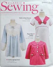 Classic Sewing Magazine Pattern Spring 2018 Girls' Dress Jacket Ladies Tunic Top