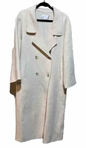 LYCHEE langer Mantel Wolle & Alpaka Elfenbein Medium - Bild 1 von 6