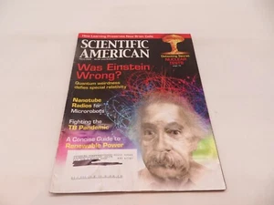 SCIENTIFIC AMERICAN Magazine MARCH 2009 Nuclear Tests/Nanotube Radios Microbot - Picture 1 of 9