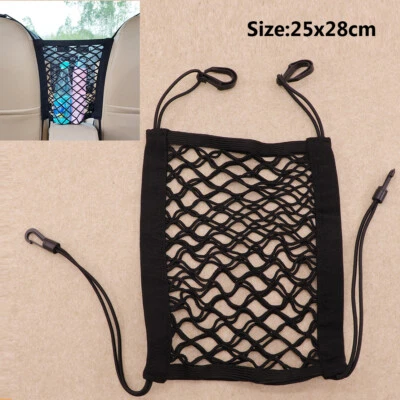 Universal Nylon Net New Car Seat Storage Luggage Hanging Organizer Holder Bag Foto 1 de 4