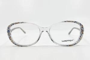 Luxottica Eyeglasses Frames LU 4339 C547 Brown Blue Clear Square 53-16-135 14832 - Picture 1 of 7