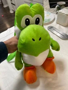 Super Mario Bros Nintendo Yoshi Plush Backpack 15" Stuffed Doll - Picture 1 of 7