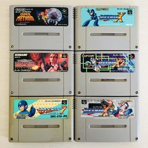 Super Metroid Contra Spirits Rockman Megaman Super Famicom SFC SNES Japan - Picture 1 of 24