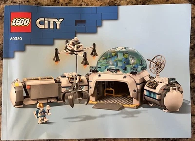 LEGO CITY NASA Lunar Research Base Original Instructions (60350) - Image 1 of 2