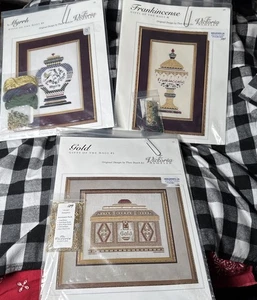 Victoria Sampler Gifts of The Magi Lot 3 Thea Dueck Cross Stitch Kits Complete - Picture 1 of 14