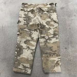 Cabelas Pants Mens Wool Blend Camo Cargo Windshear Heavy Size 40 - Picture 1 of 6