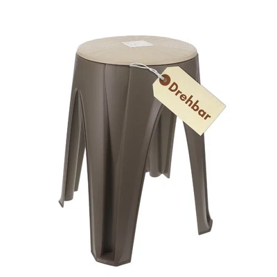 Hocker Duschhocker Sitzhocker Drehhocker Schminkhocker rund Kosmetik Bad Praxis - Bild 1 von 4