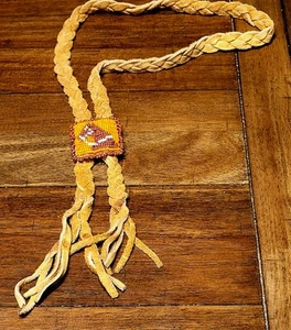 Bolo Tie, Hand Made American Native, Vintage - Picture 1 of 5