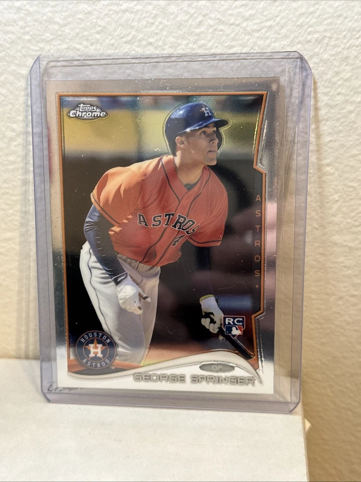2014 Topps Chrome Update George Springer Rookie Card #MB-4 Astros Blue Jays  - Image 1 of 1