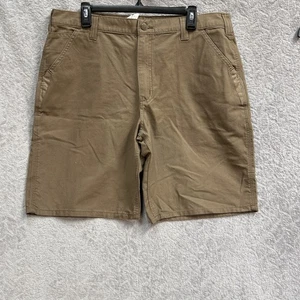 Carhartt Herren 38 Relaxed Fit Canvas Arbeitsshorts Braun Khaki Utility Carpenter - Bild 1 von 7