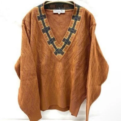 Christion Dior SPORTS Tilden Jersey Punto Vintage Marrón Mujer Talla M i12318 Foto 1 de 4