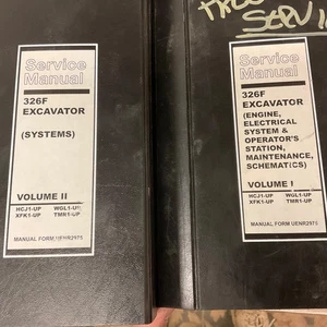 CAT Caterpillar 326F SERVICE TALLER REPARACIÓN MANUAL EXCAVADORA O&M sn HCJ XFK WGL TMR - Imagen 1 de 18