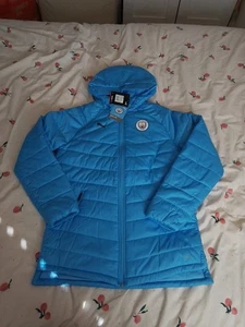 Woman's Puma Warm Cell Manchester City Bench Coat Size M - Picture 1 of 2