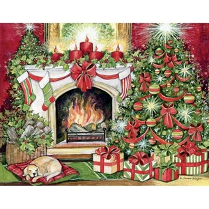 Cartoline di Natale in Scatola Caldo di Natale, Opera d'Arte Esclusiva di Sam Timm per, 1... - Foto 1 di 4
