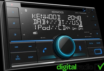 KENWOOD DPX-7300 DAB! 2-DIN-DAB-AUTORADIO! - Bild 1 von 3