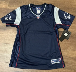 NFL Pro Line New England Patriots Blank Jersey Women’s Small Blue Polyester NEW - Picture 1 of 9