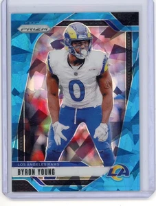 Prizm Byron Young (LB) 2024 Blue Ice/99 Rams - Imagen 1 de 2