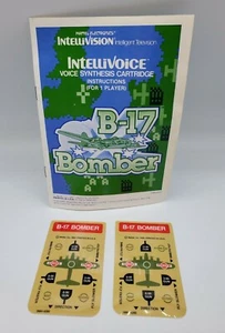B-17 Bomber Intellivision User Manual ONLY 2 Ovrlay Intellivoice Voice Synthesis - Picture 1 of 3