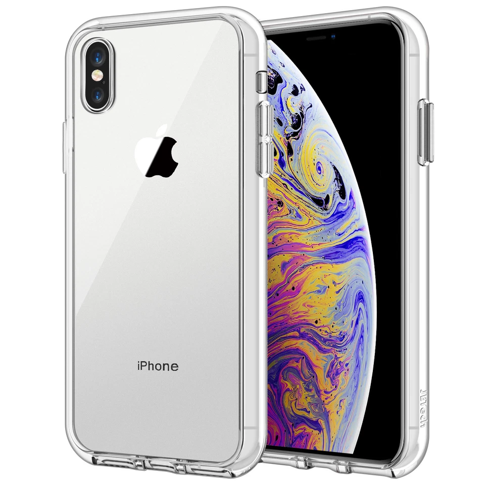 Funda JETech para iPhone Xs Max 6,5 pulgadas, no amarillenta cubierta antigolpes Foto 1 de 4