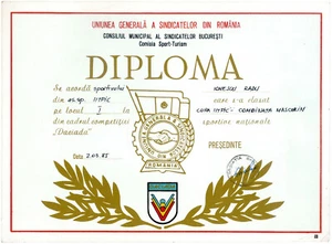 Romania, 1985, Communist Propaganda Diploma - Daciada - RSR - Picture 1 of 1