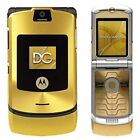 Original Unlocked Renewed Motorola Flip Razr V3i Dolce&Gabbnna Mobile Cell Phone