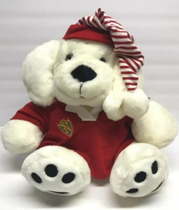 Karte aus dem Land von Nod Plüsch Weihnachten weißer Hund Neuheit 1992 Commonwealth Spielzeug - Bild 1 von 10