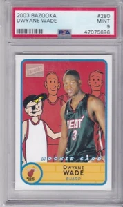 2003 Bazooka Dwyane Wade #280 PSA 9 MINT MIAMI HEAT HOF HALL OF FAME - Bild 1 von 2