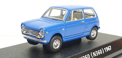 1/64 Konami 1967 HONDA N360 AZUL modelo de coche fundido a presión Foto 1 de 3