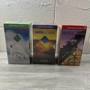 Globe Fearon PLG Concepts & Challenges Science Vhs Lot Earth Life Physical - Picture 1 of 17