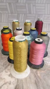 Lot Madeira Embroidery Machine Polyneon 100% Polyester 40 Thread Spools 5000m - Picture 1 of 6