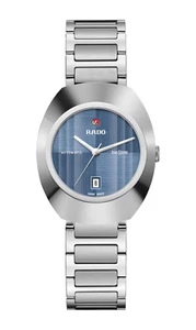 New Rado DiaStar Original Automatic ST Steel Blue Dial Women's Watch R12170343 - Picture 1 of 3