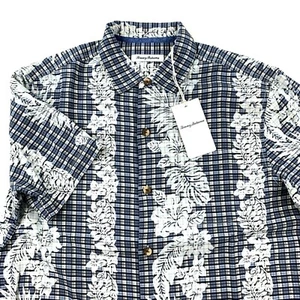 Tommy Bahama Men Camp Shirt Camelo Vines Ocean Deep 100% Silk T319987 New Medium - Picture 1 of 6