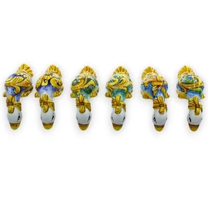 Papera testa in giù, "La Curtigghiara", ceramica Caltagirone, h 10 x 13 cm ca. ( - Picture 1 of 21