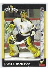 1999-2000 Brandon Wheat Kings (WHL) Jamie Hodson (goalie)