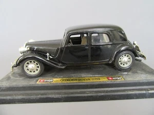 B866 Vintage Burago 1501 Italy Citroën Traction 15 Ta 1938 Black 1:24 Bburago - Picture 1 of 15