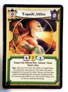Togashi Mitsu L5R Legend of the Five Rings CCG Pearl Edition - Picture 1 of 1