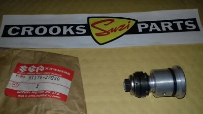 NOS 51170-27C30 1990 RM125 L Genuine Suzuki Front Fork Lower Valve - Image 1 of 4