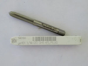 1 pz OSG 1/4"-20 NC GH5 4 flauti spina rubinetto manuale 1140100 - Foto 1 di 1