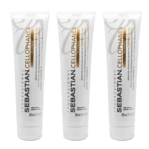 SEBASTIAN CELLOPHANES COLOR REVITALIZER 10oz -CARAMEL brown (Pack of 3) - Picture 1 of 1