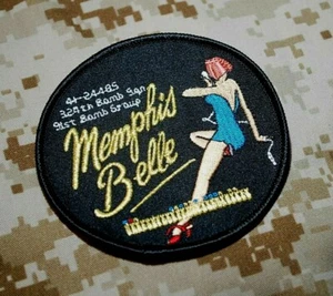 WWII ARMY AIR FORCE B-17 FLYING FORTRESS 8th US AAF MEMPHIS BELLE iron-on PATCH - Picture 1 of 12