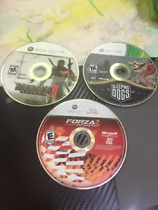 Ninja Gaiden II 2 Sleeping Dogs Forza 2 Microsoft Xbox 360 Discs Only Tested - Picture 1 of 2