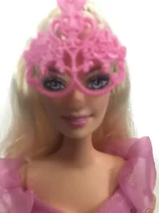 Barbie Mattel The Three Musketeers Corinne Doll Mask Dress Pink - Picture 1 of 6
