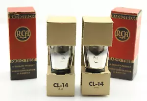 New Qty 2 RCA 24A 1944 Matching Date Codes Made in USA NOS Vacuum Tubes - Picture 1 of 8