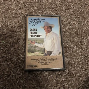 George Strait Ocean Front Property Cassette Tape  MCA 1987 - Picture 1 of 3