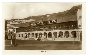 ADEN - GRAND ROYAL HOTEL Pallonjee Dinshaw Echtfoto Postkarte  - Bild 1 von 1