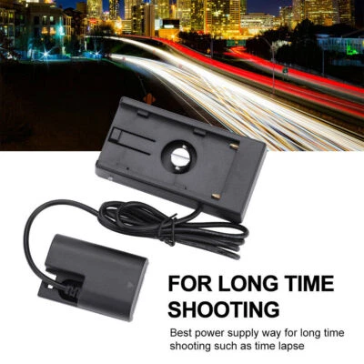 NP-F970 to LP-E6 Dummy Battery Mount Adapter Cable for Canon 7D 6D 70D 5D2 60D  - Image 1 of 4