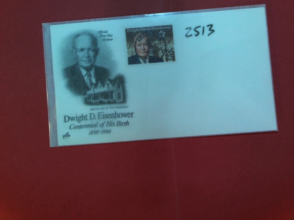 U. S.Stamp FDC-2513   -Dwight Eisenhower   -Art Craft cachet  - -comb. shipping - Image 1 of 1