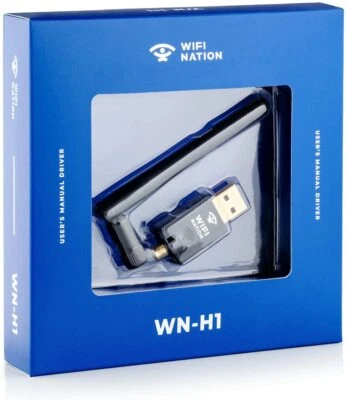 WiFi Nation® 802.11ac AC600 USB WiFi Adapter with 2dBi dipole antenna, RTL8811AU - Image 1 of 4