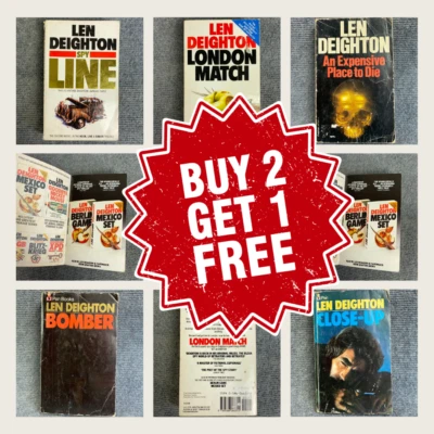 Len DEIGHTON Espionage Novels CHOOSE Your TITLES Save on Post Buy 2 Get 1 FREE❤ - image 1 of 3