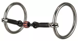 Reinsman Heavy Snaffle Copper Roller Mouth Western Loose Ring Bit, STAGE A - Imagen 1 de 1